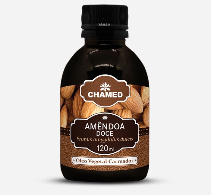 Óleo Vegetal De Amêndoa Doce 120ml Chamel Produtos Naturais 