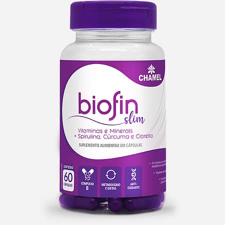 Biofin Slim -suplemento encapsulado para dietas de emagrecimento, metabolismo e detox