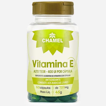 Alto Teor de Vitamina E - 400 UI por cápsula