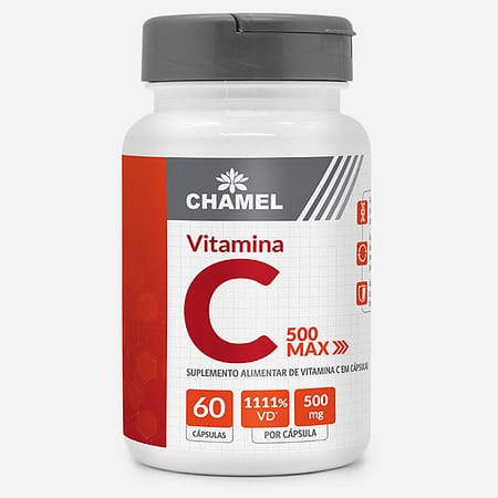 Vitamina C MAx em cápsulas de alta concentração